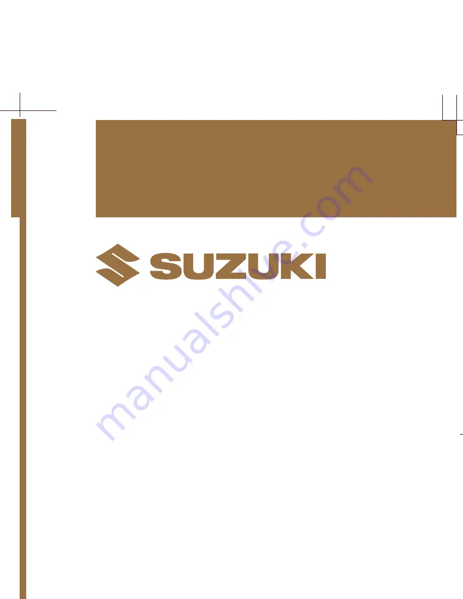 Suzuki DF250S Owner'S Manual Download Page 1