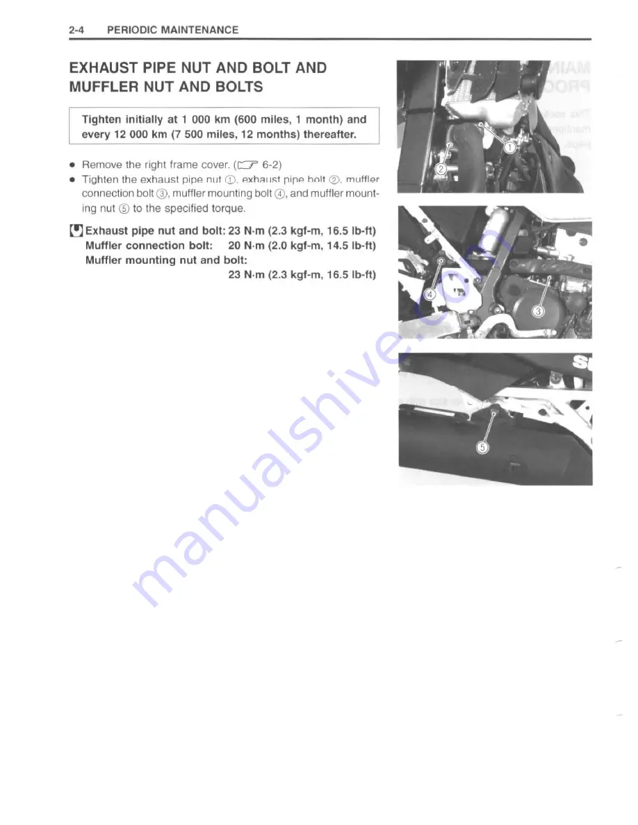 Suzuki drz 400 2000 Service Manual Download Page 17