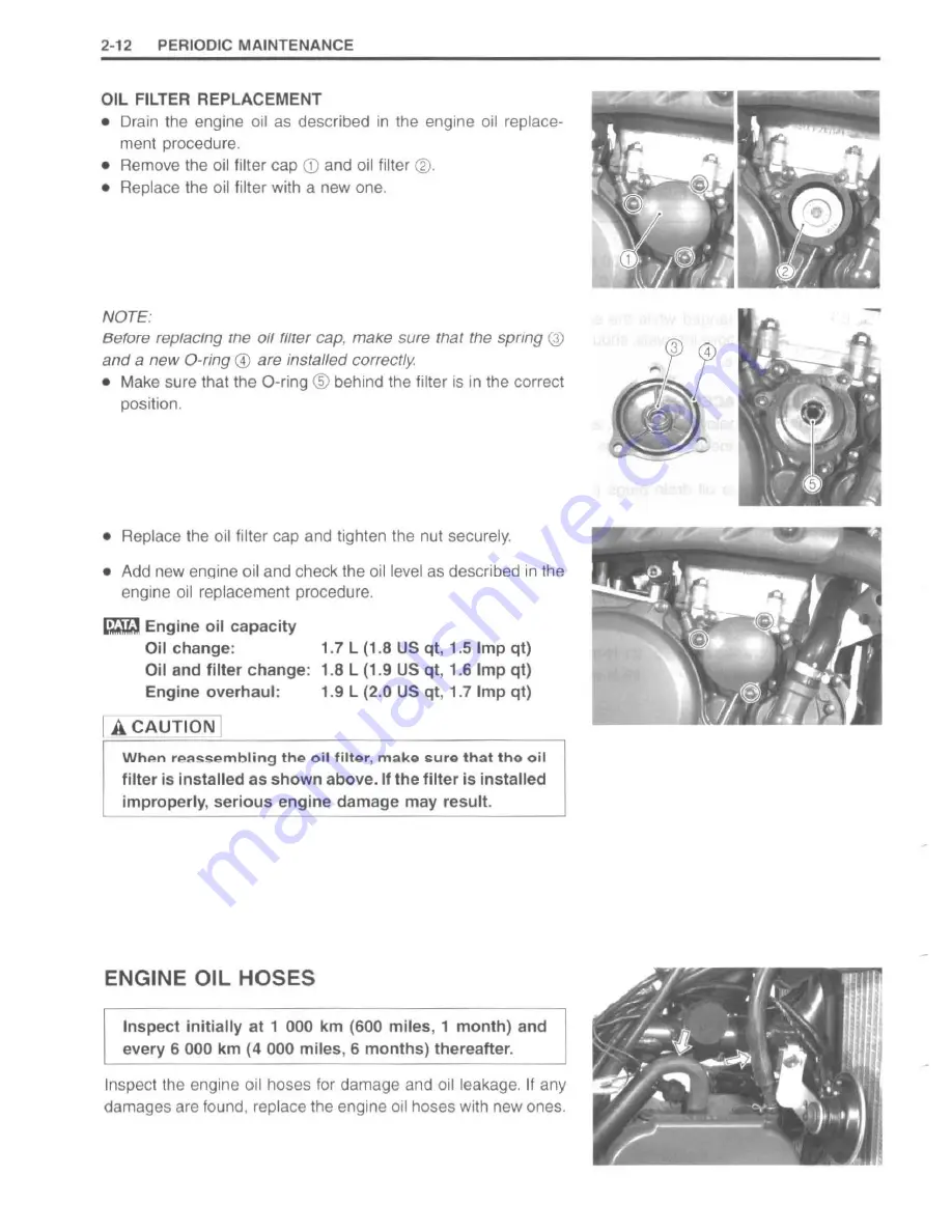 Suzuki drz 400 2000 Service Manual Download Page 25