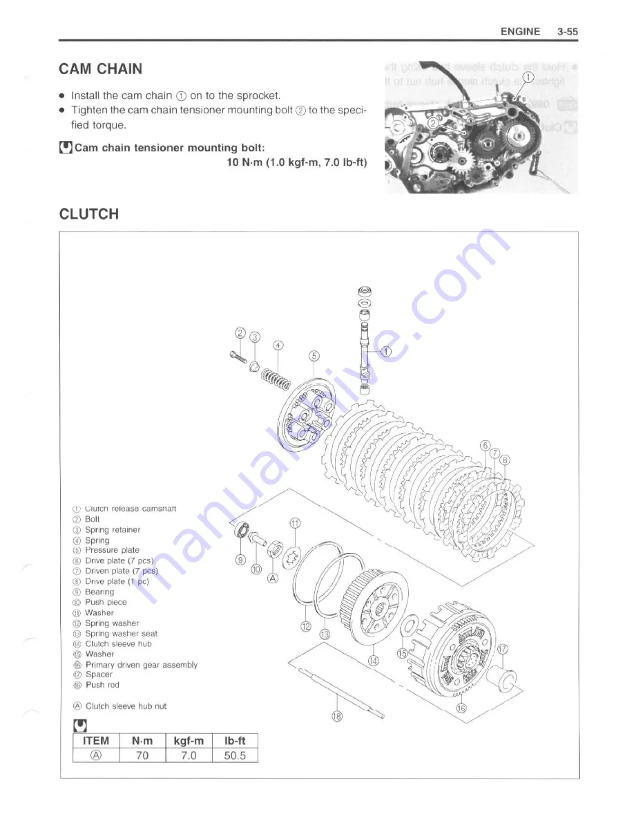 Suzuki drz 400 2000 Service Manual Download Page 96