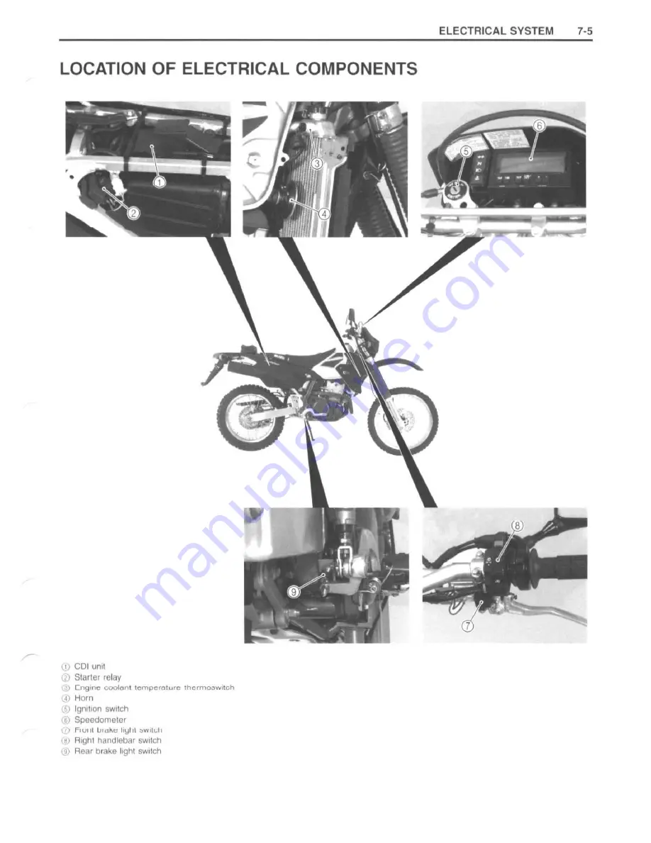 Suzuki drz 400 2000 Service Manual Download Page 197