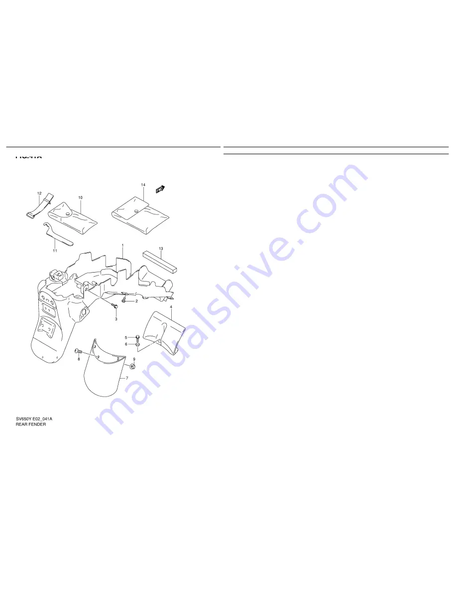 Suzuki GASKET SET SV650Y Скачать руководство пользователя страница 56