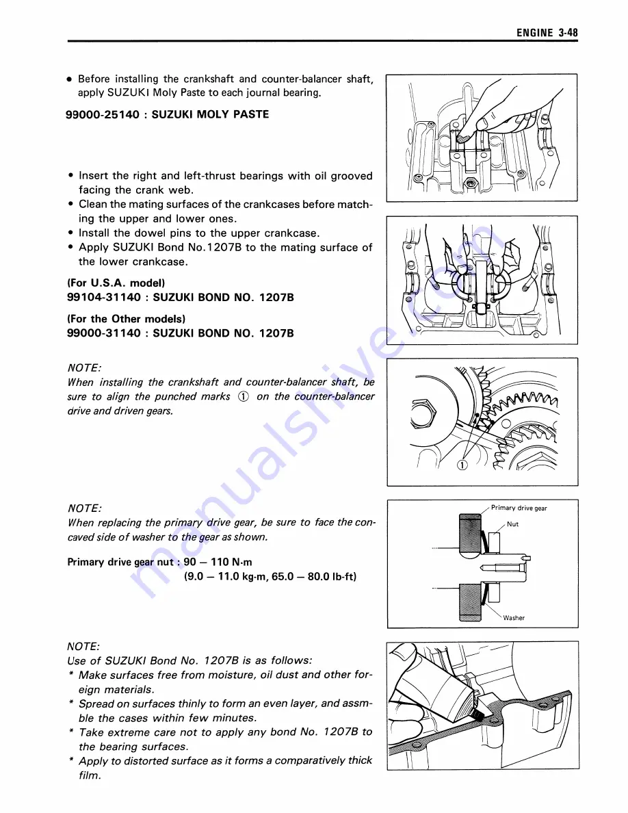 Suzuki GS500E Service Manual Download Page 83