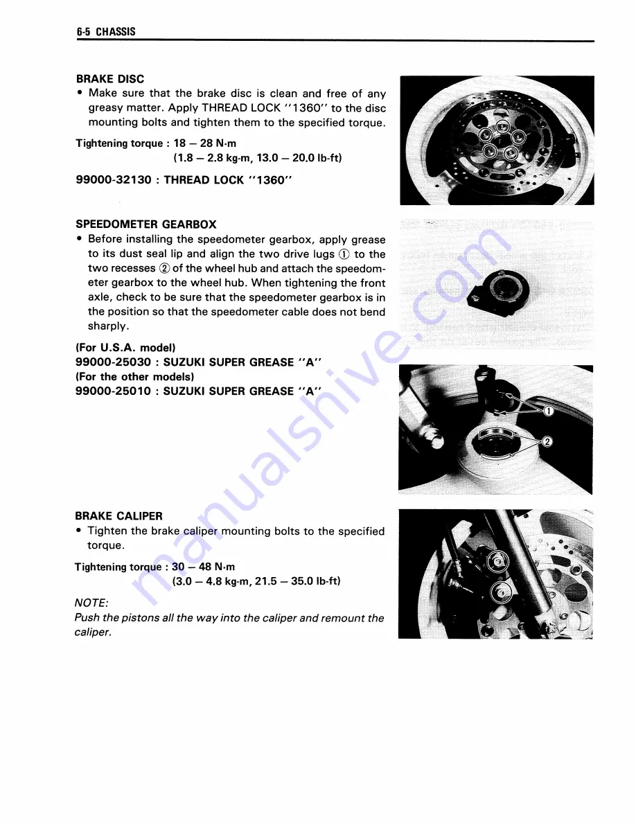 Suzuki GS500E Service Manual Download Page 141