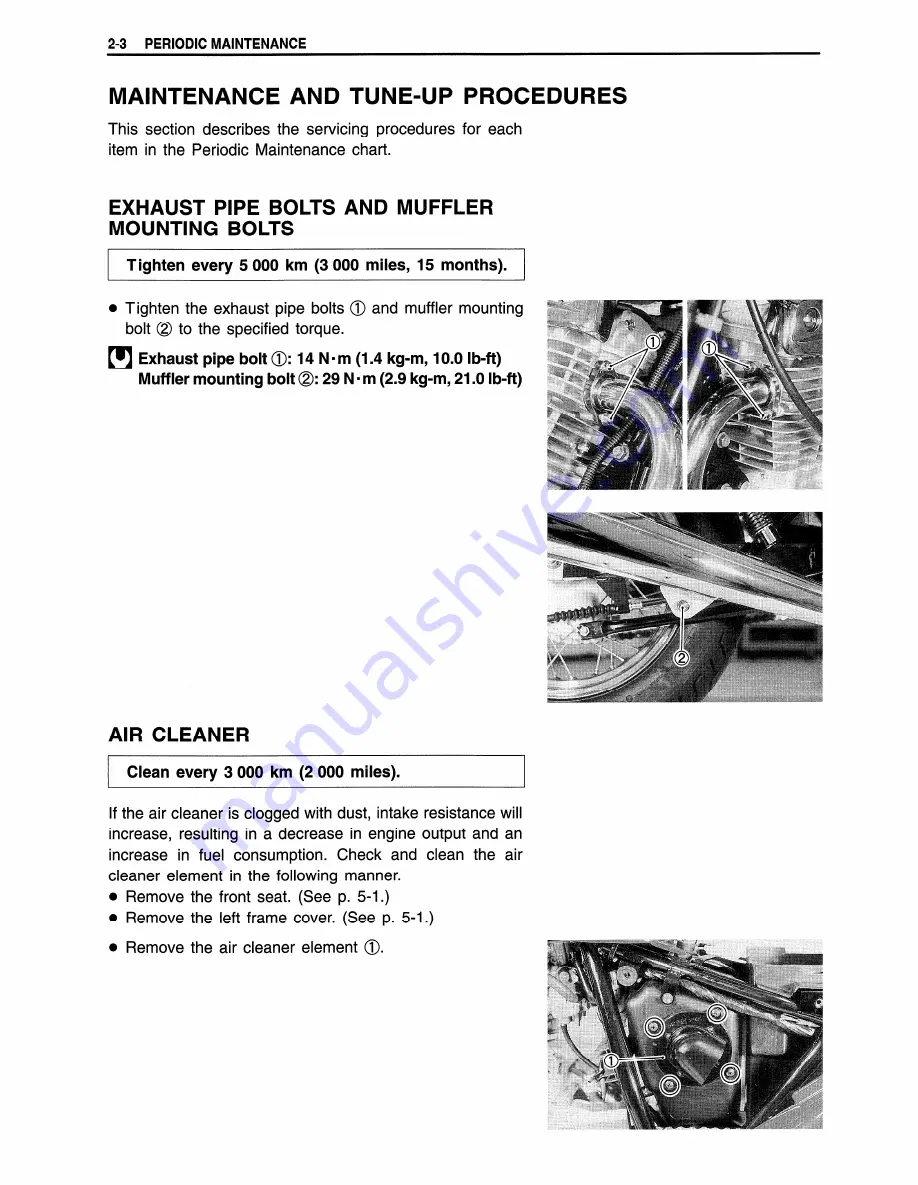 Suzuki GZ250 1999 Скачать руководство пользователя страница 17