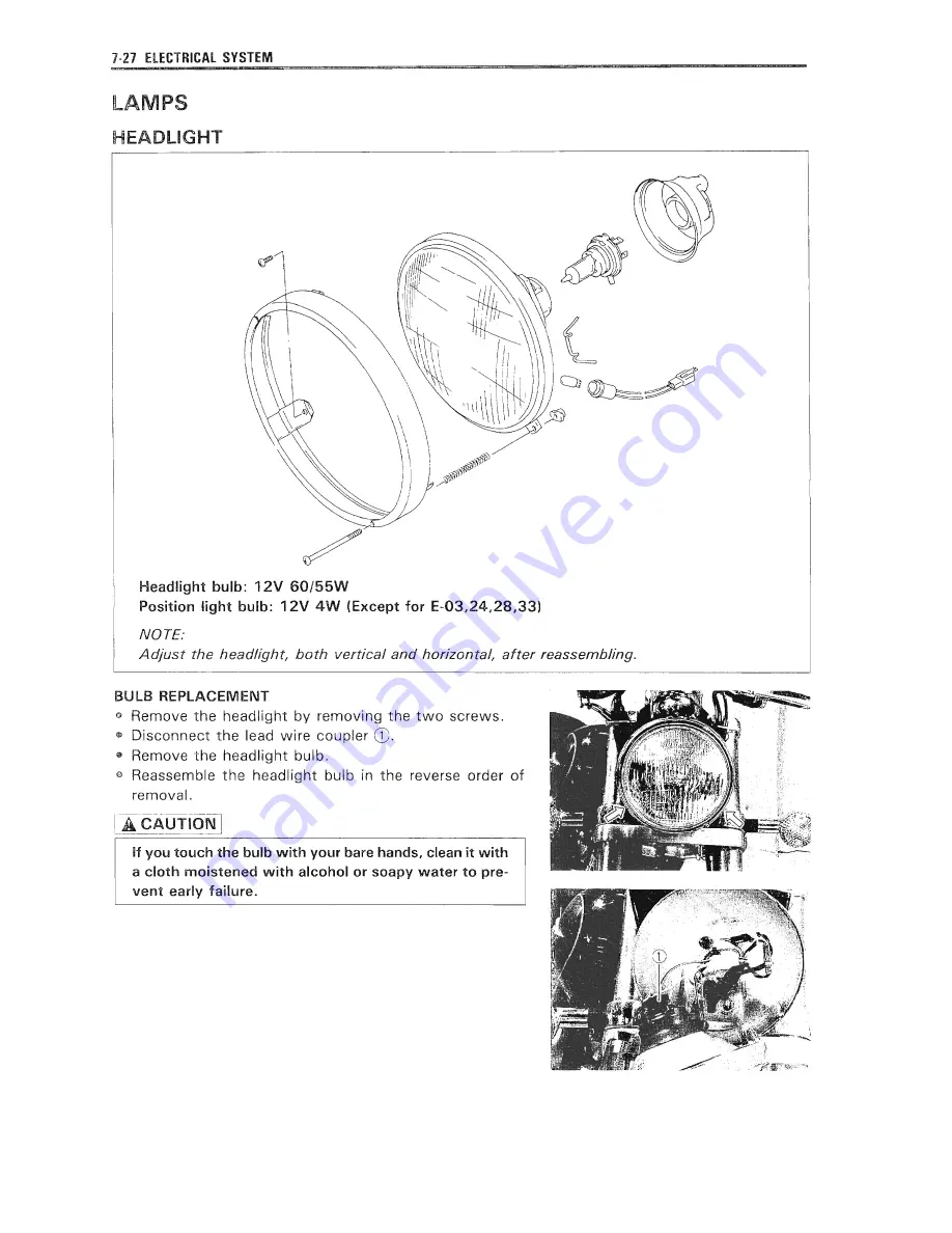 Suzuki Intruder VZ800 Скачать руководство пользователя страница 230