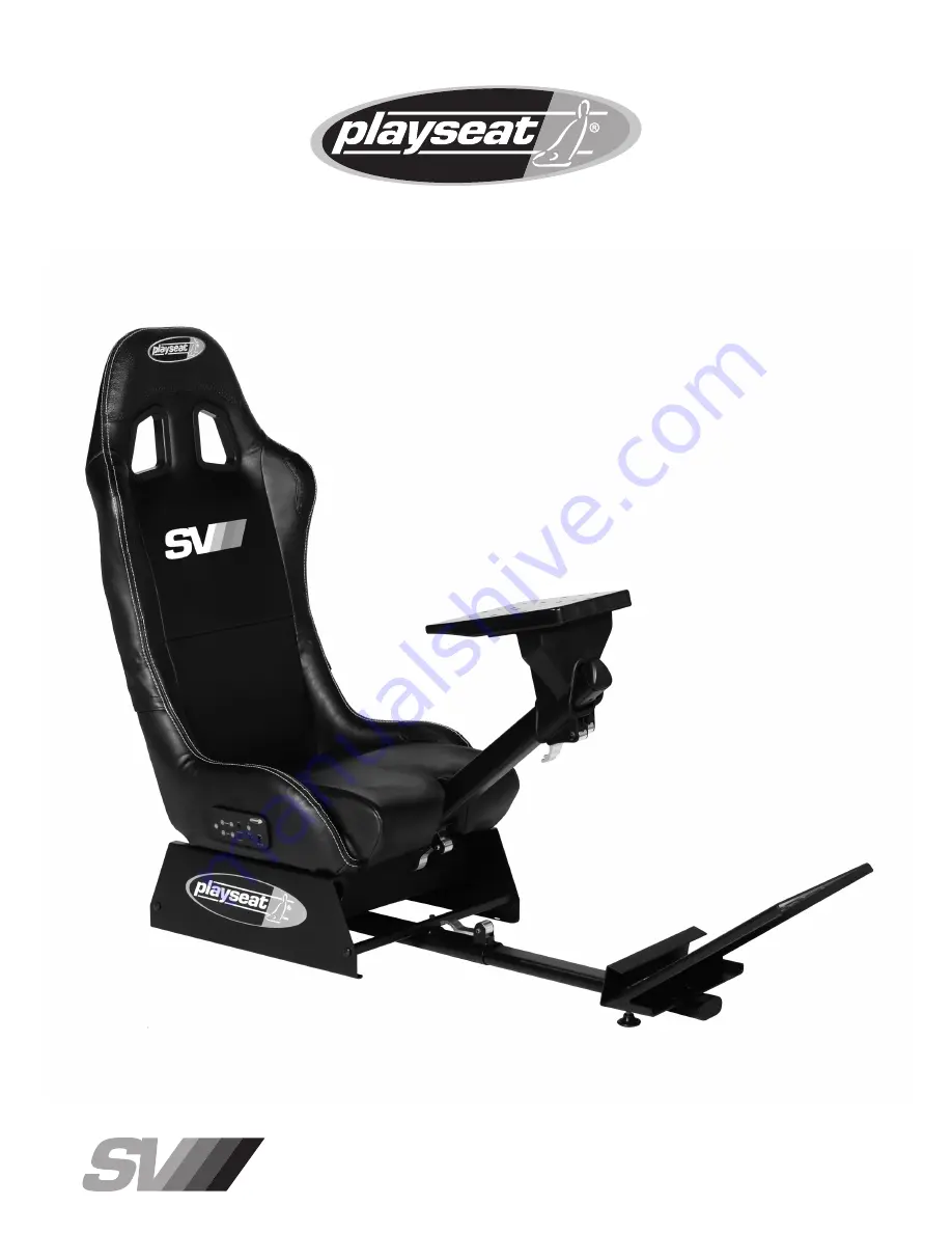 SV Sound Playseat Assembly Instruction Manual Download Page 1