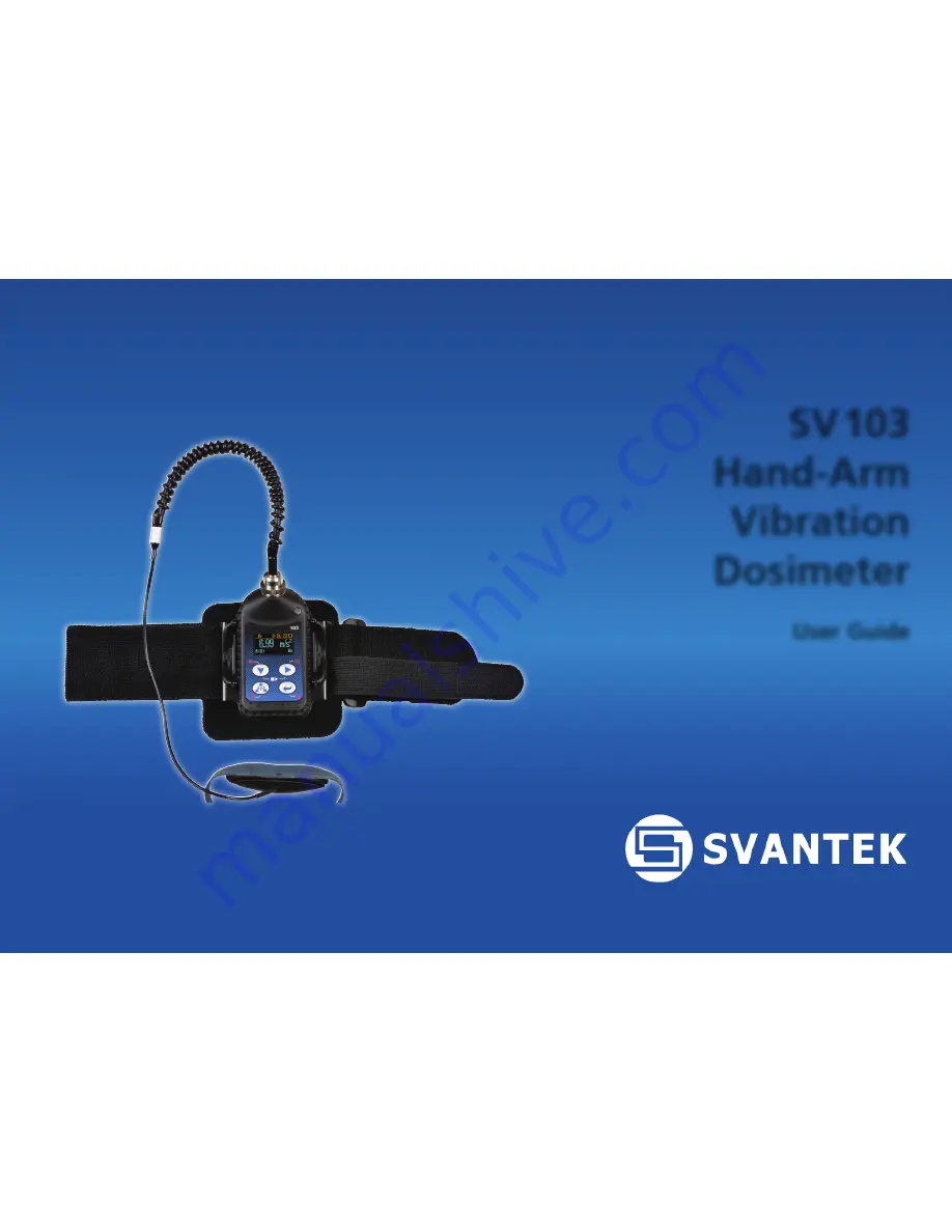 Svantek SV 103 User Manual Download Page 1