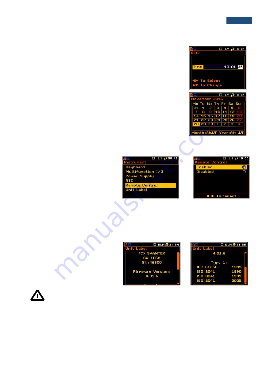 Svantek SV 106A User Manual Download Page 72