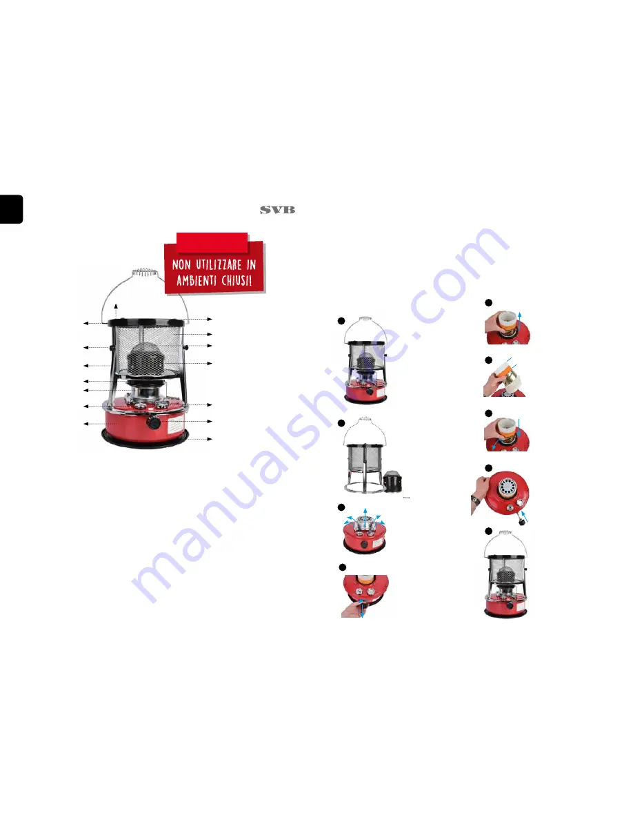 SVB Kerosene Heater Operating Instructions Manual Download Page 5