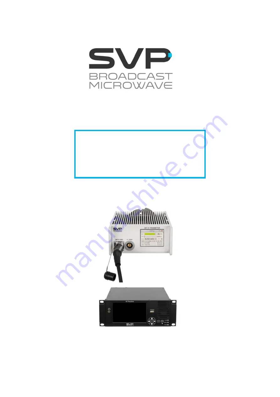 SVP UDR-70 User Manual Download Page 1