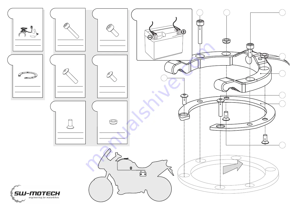 SW-Motech QUICK-LOCK TRE.00.475.116 Скачать руководство пользователя страница 2