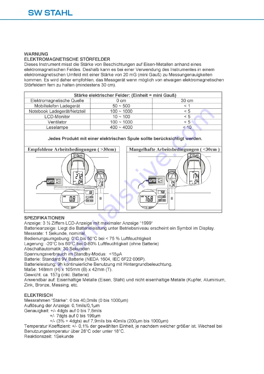 SW-Stahl 72375L Instruction Manual Download Page 2