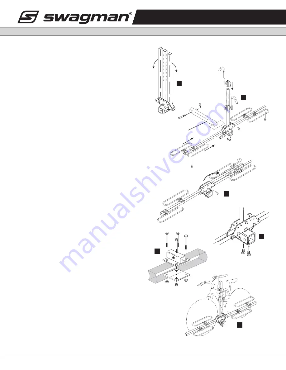 Swagman 64663 Instruction Sheet Download Page 1