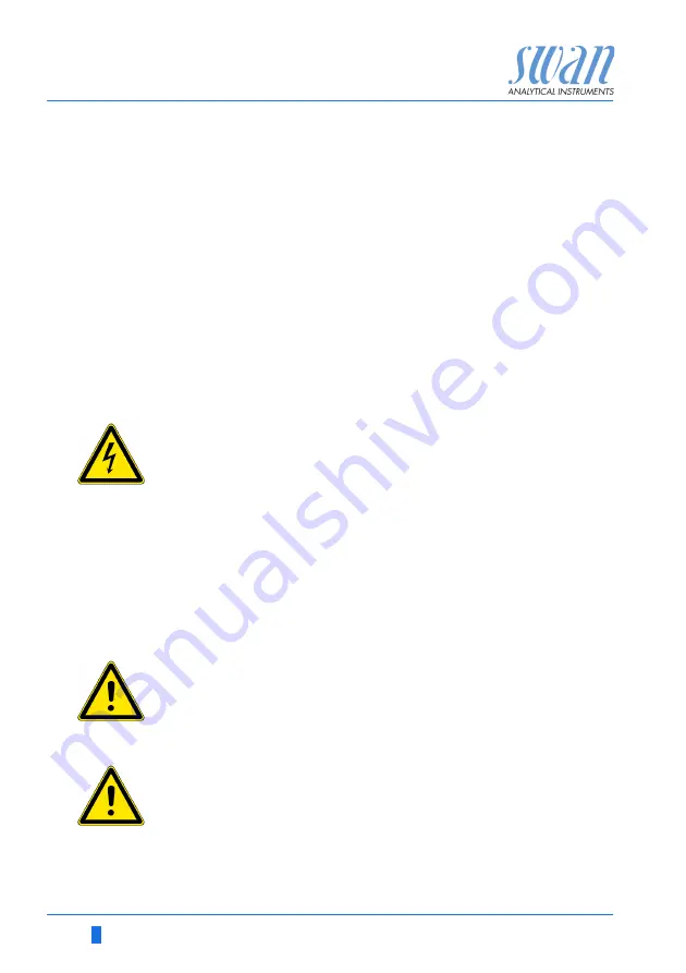 Swan Analytical Instruments AMI Hydrazine Скачать руководство пользователя страница 8