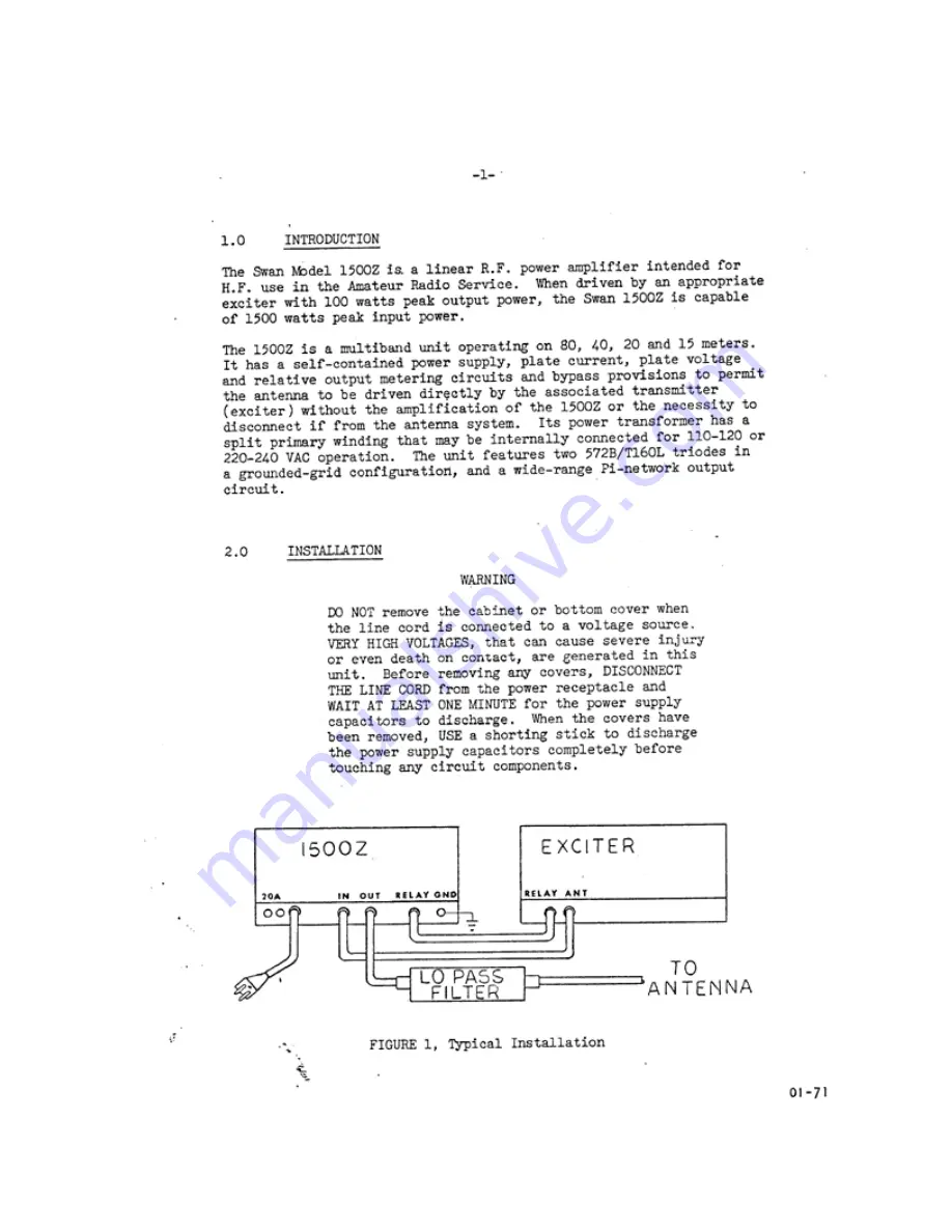 Swann 1500Z Owner'S Operation Manual Download Page 4