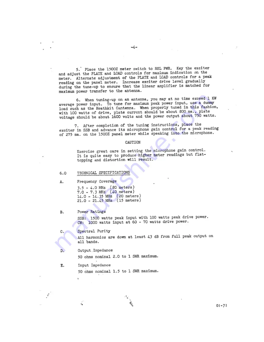 Swann 1500Z Owner'S Operation Manual Download Page 7