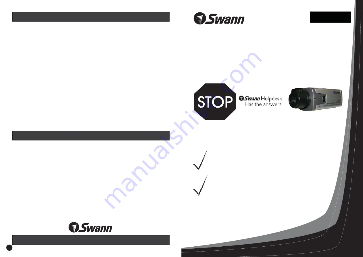 Swann HD590 Скачать руководство пользователя страница 1