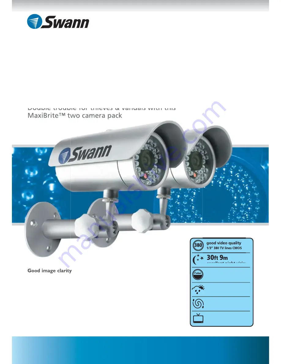 Swann Maxi-Brite Cams SW215-2MX Specifications Download Page 1