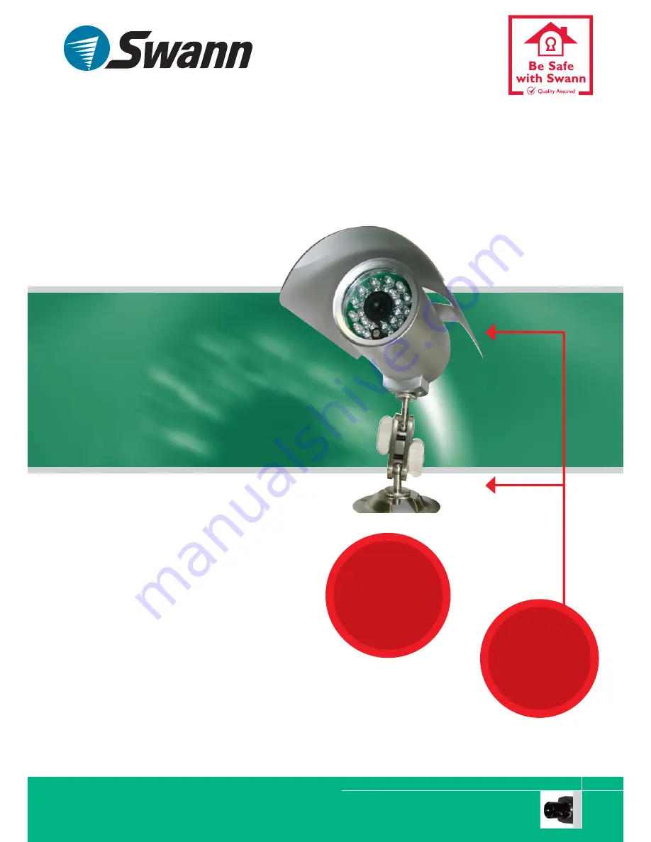 Swann Maxi Day/Night Cam Security Camera S243-4NU Specification Sheet Download Page 1