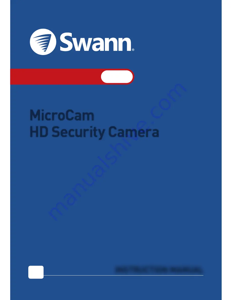 Swann MicroCam HD Security Camera Скачать руководство пользователя страница 1