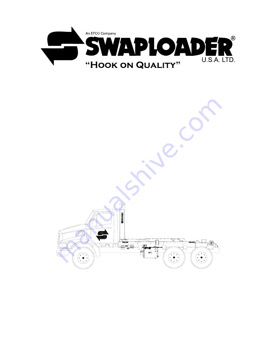 swaploader SL-400 Parts And Operation Manual Download Page 1