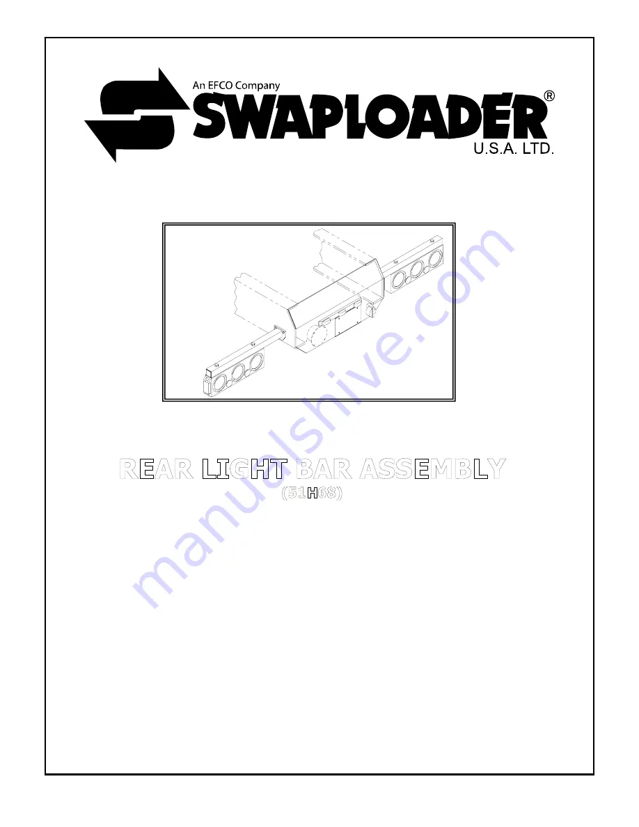 swaploader SL-505 Parts And Operation Manual Download Page 61