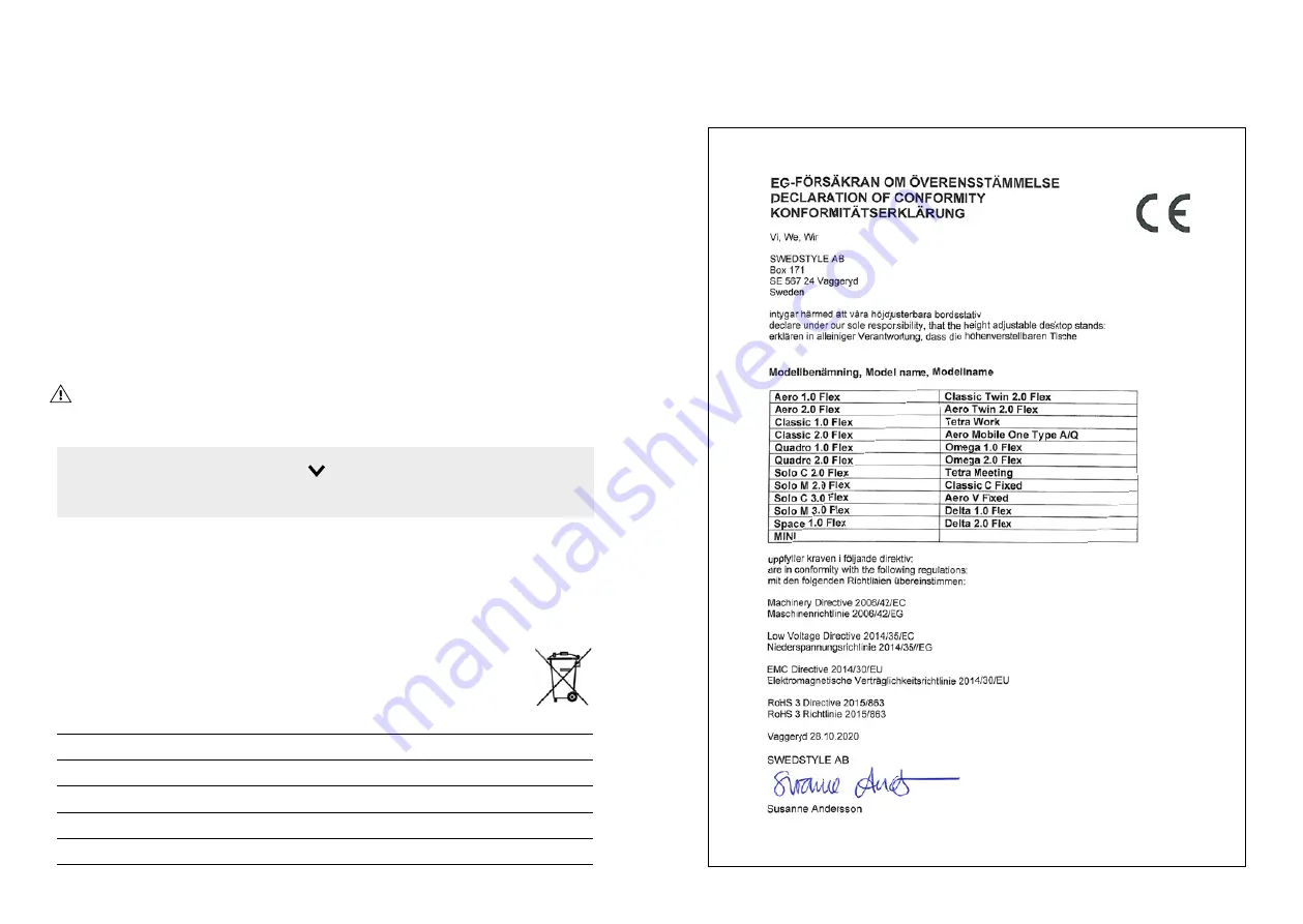 Swedstyle CLASSIC TWIN 2.0 FLEX-2022 Operating Manual Download Page 10