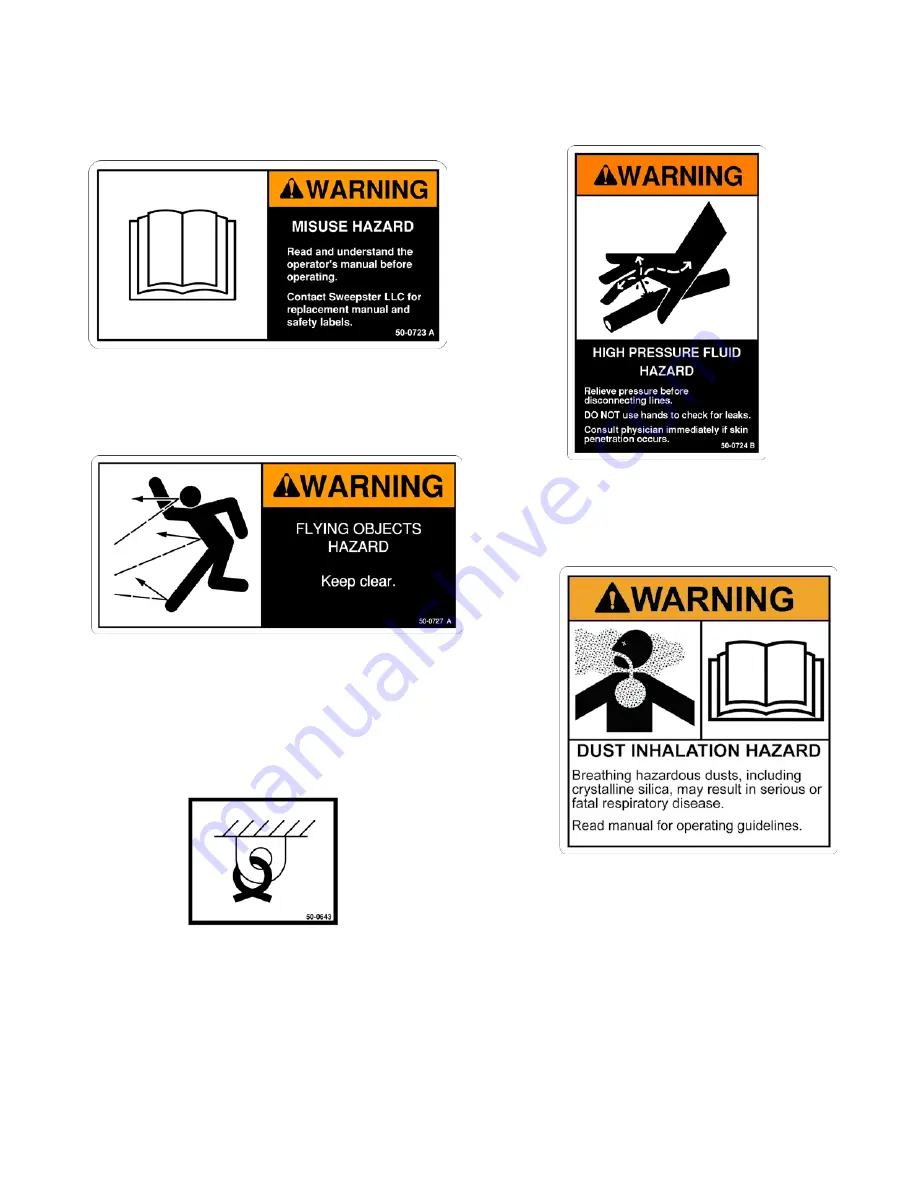 Sweepster 240 series Operator'S Manual Download Page 13