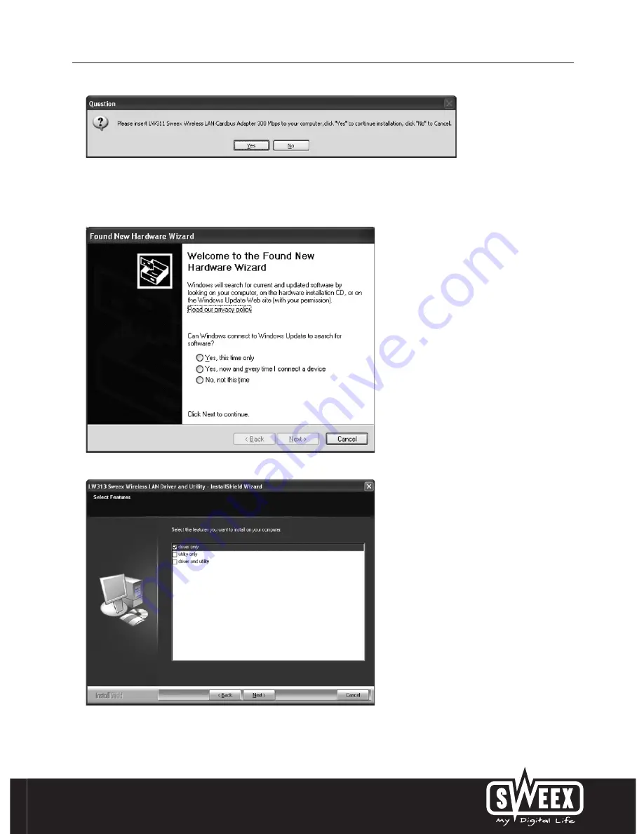 SWEEX LW311 Installation Manual Download Page 2