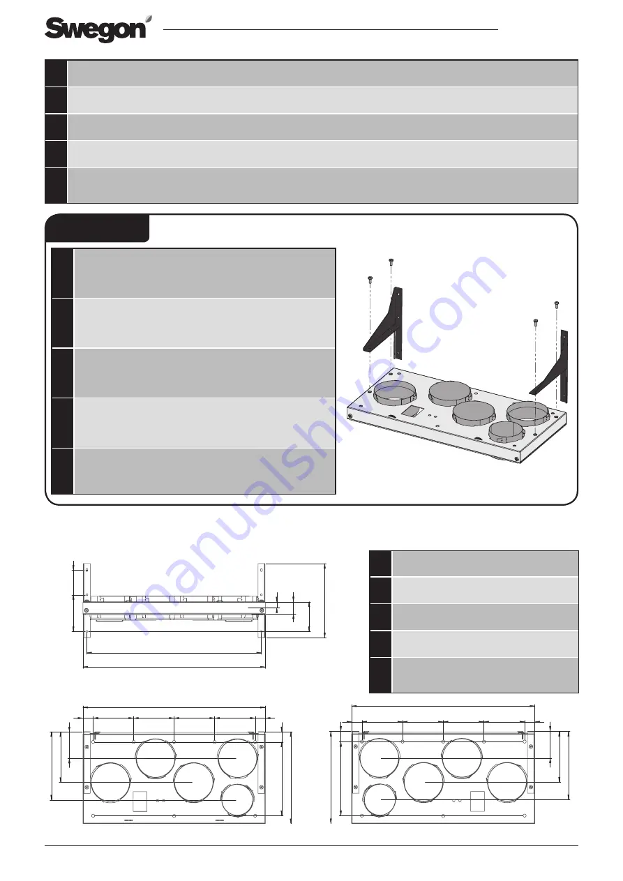 Swegon CASA PR085LKA Installation Instruction Download Page 4