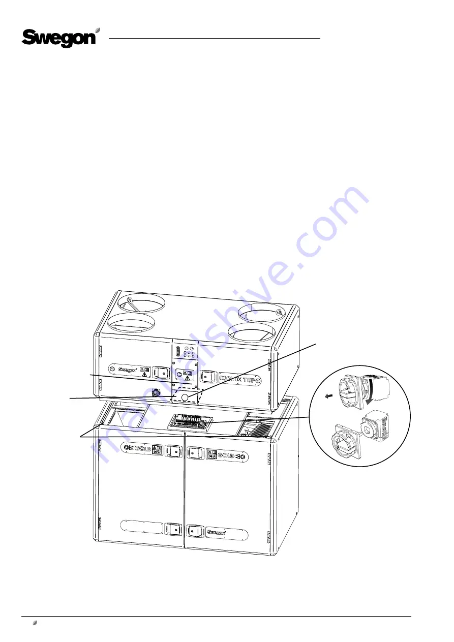 Swegon CoolDX Series Installation And Maintenance Instructions Manual Download Page 14