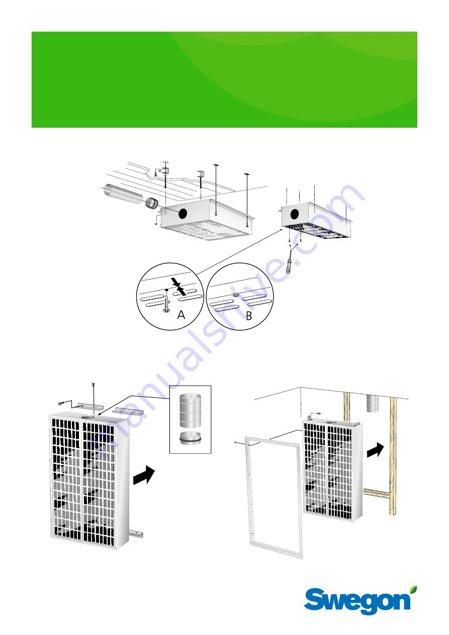 Swegon DRIF Installation, Commisioning, Maintenance Download Page 1