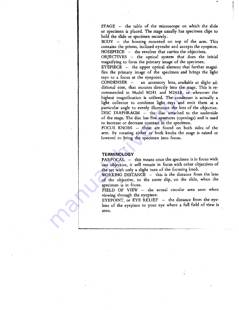 Swift M240 SERIES Use And Care Manual Download Page 3