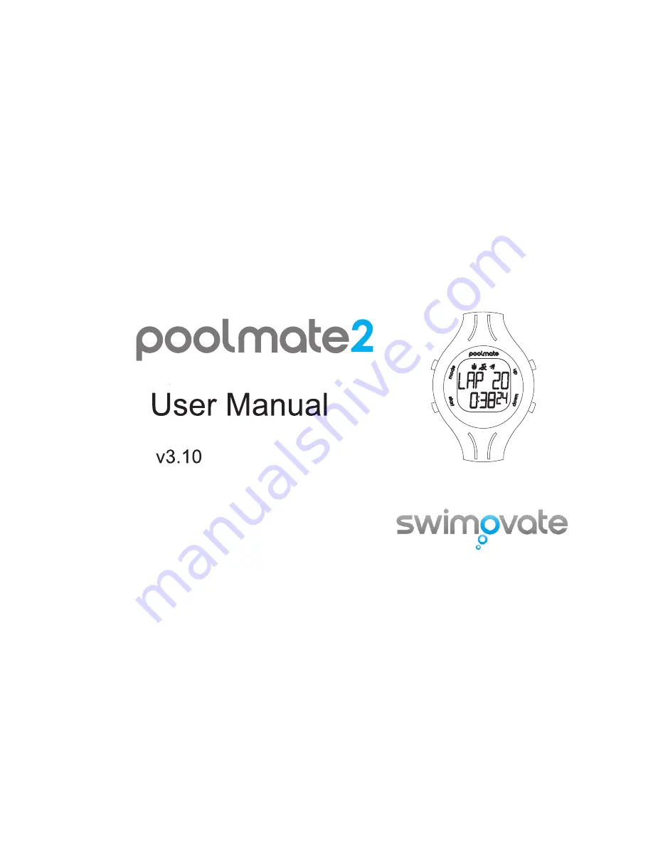 Swimovate poolmate2 User Manual Download Page 1