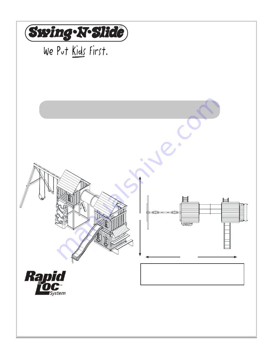 Swing-N-Slide Four Foot Tower Assembly Instructions Manual Download Page 78