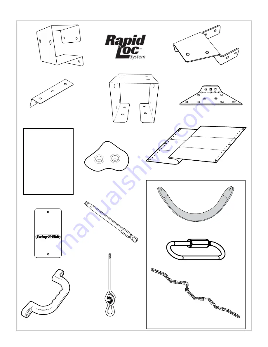 Swing-N-Slide Kodiak PROJECT 515 Assembly Instructions Manual Download Page 5