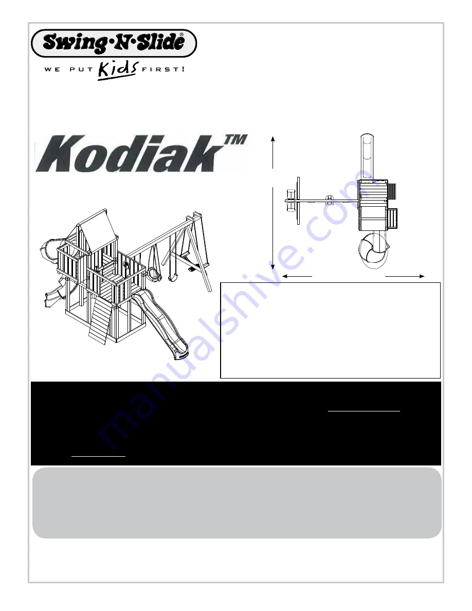 Swing-N-Slide Kodiak PROJECT 515 Assembly Instructions Manual Download Page 53