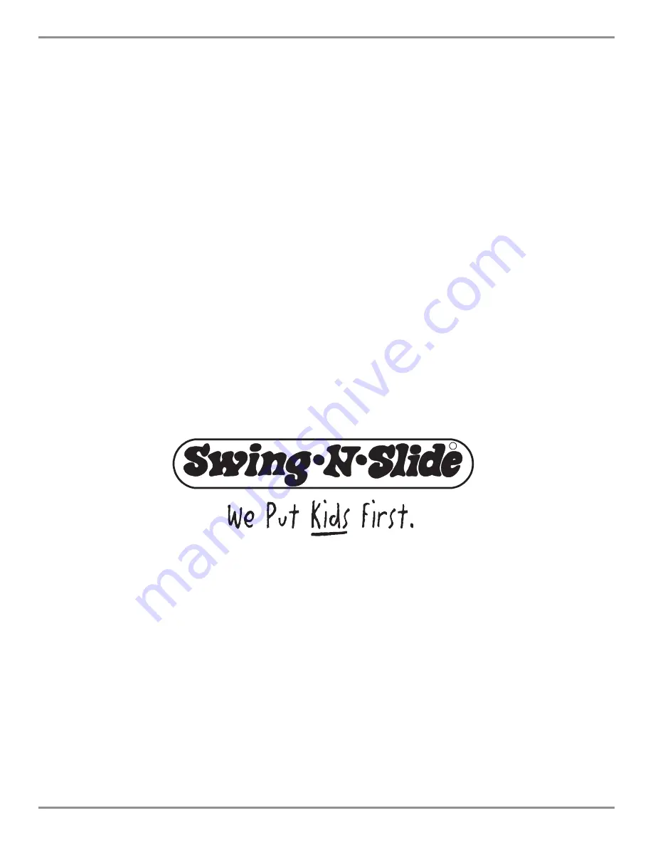 Swing-N-Slide NE 4680-T Assembly Instructions Manual Download Page 16