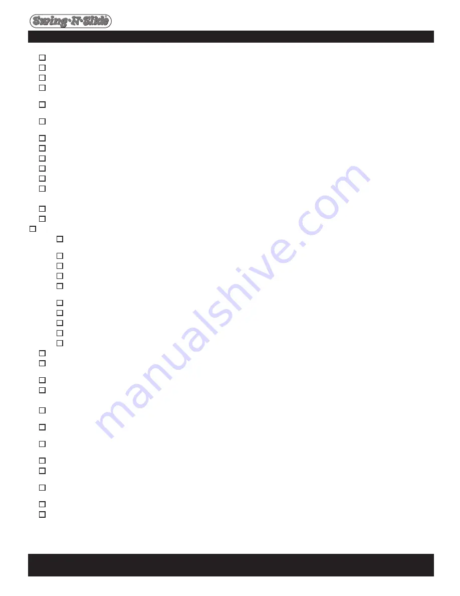 Swing-N-Slide NE 5010 Assembly Instructions Manual Download Page 2