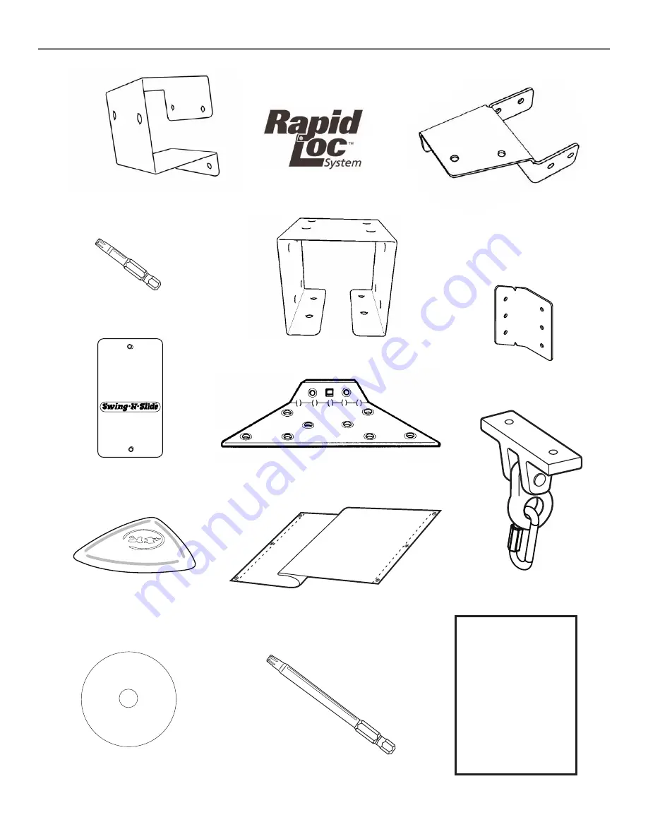 Swing-N-Slide Palisade II Assembly Instructions Manual Download Page 5