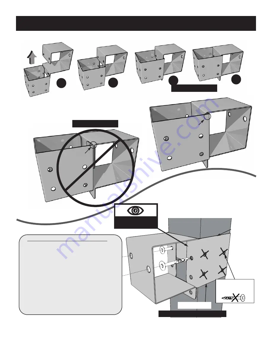 Swing-N-Slide Palisade II Assembly Instructions Manual Download Page 11