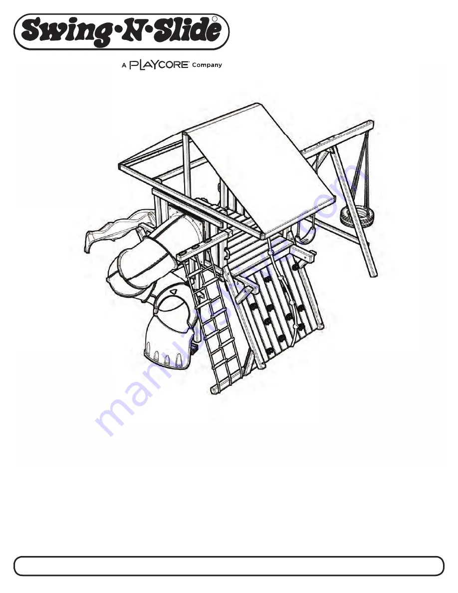 Swing-N-Slide PB 5203 Assembly Instructions Manual Download Page 1