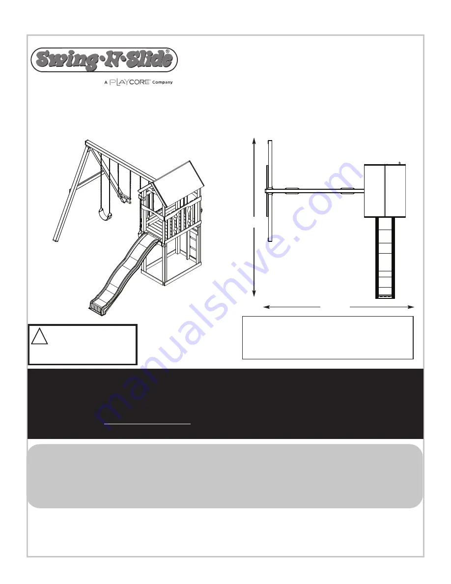 Swing-N-Slide PB 8140 Assembly Instructions Manual Download Page 1