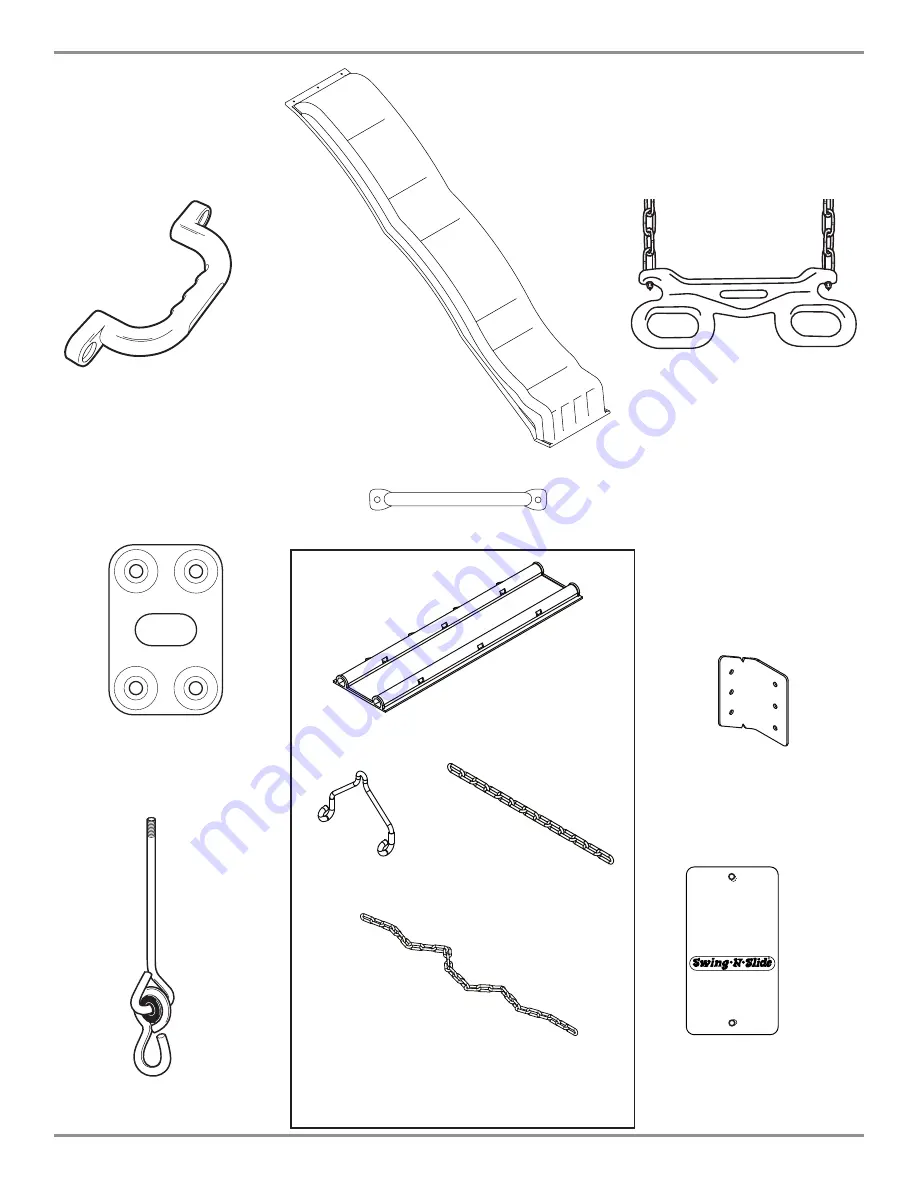 Swing-N-Slide PB 8140 Assembly Instructions Manual Download Page 6