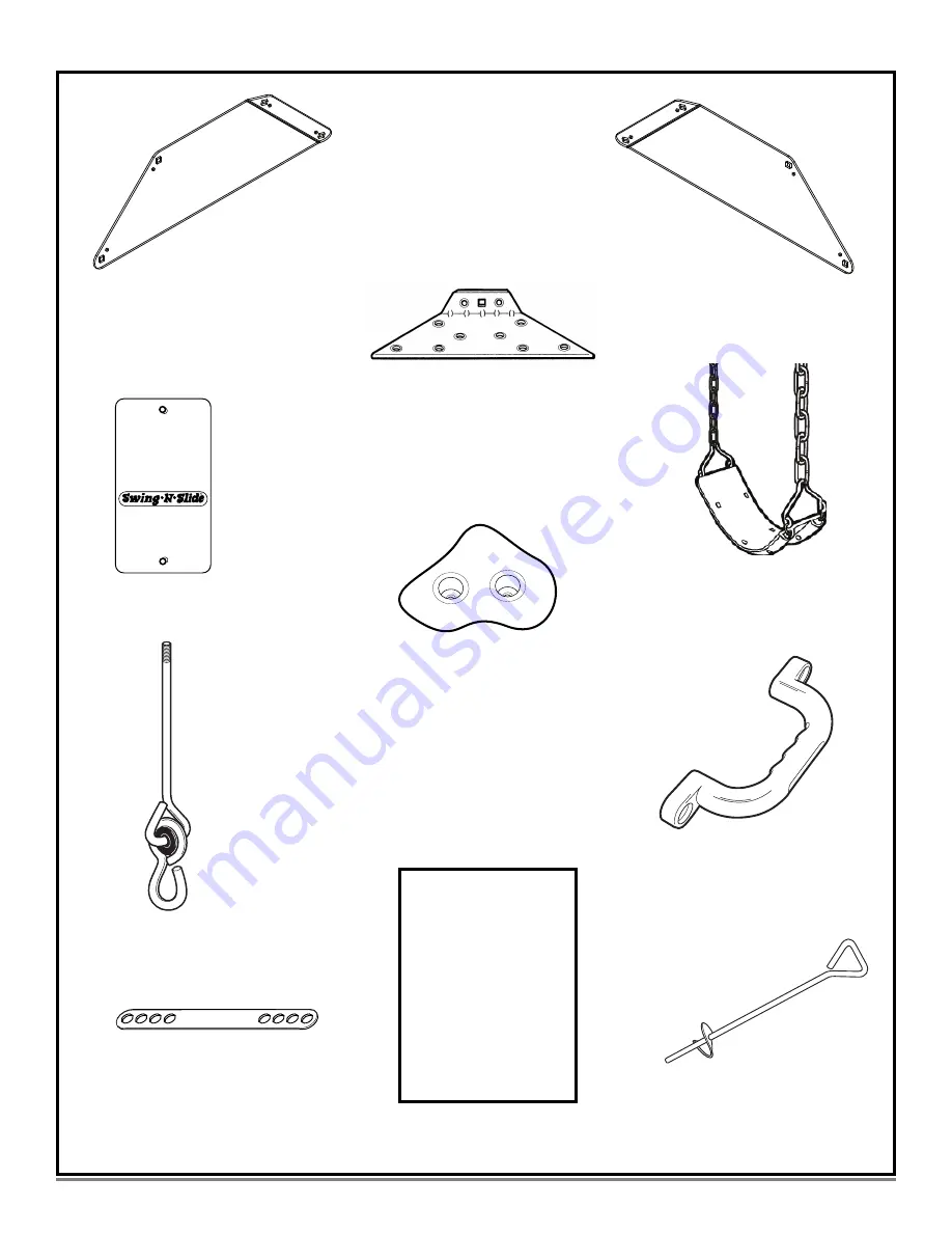 Swing-N-Slide PB 8232 Assembly Instructions Manual Download Page 5