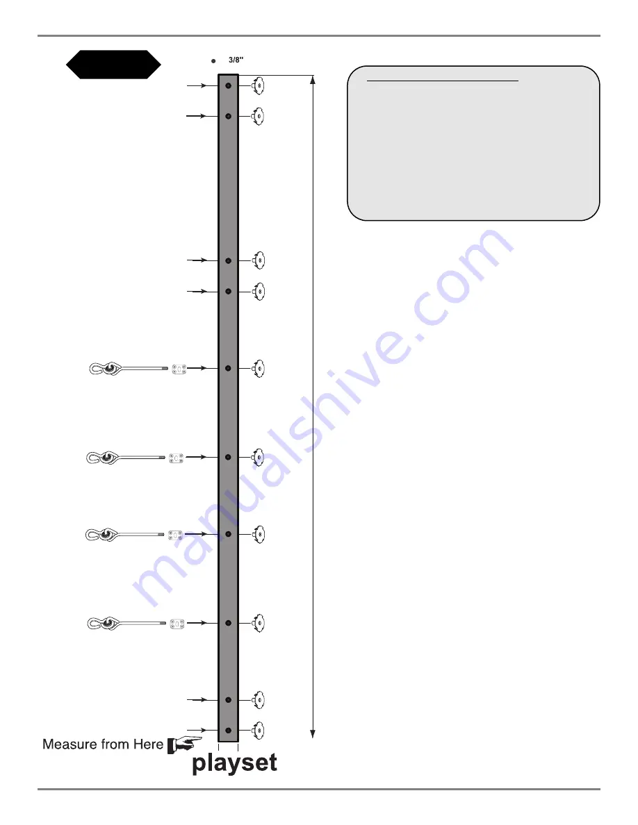 Swing-N-Slide PB 8232 Assembly Instructions Manual Download Page 13