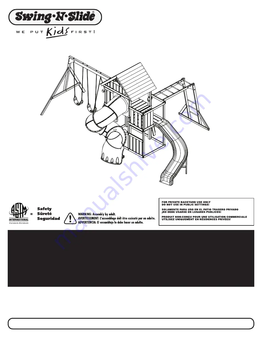 Swing-N-Slide PB 8272T Скачать руководство пользователя страница 1