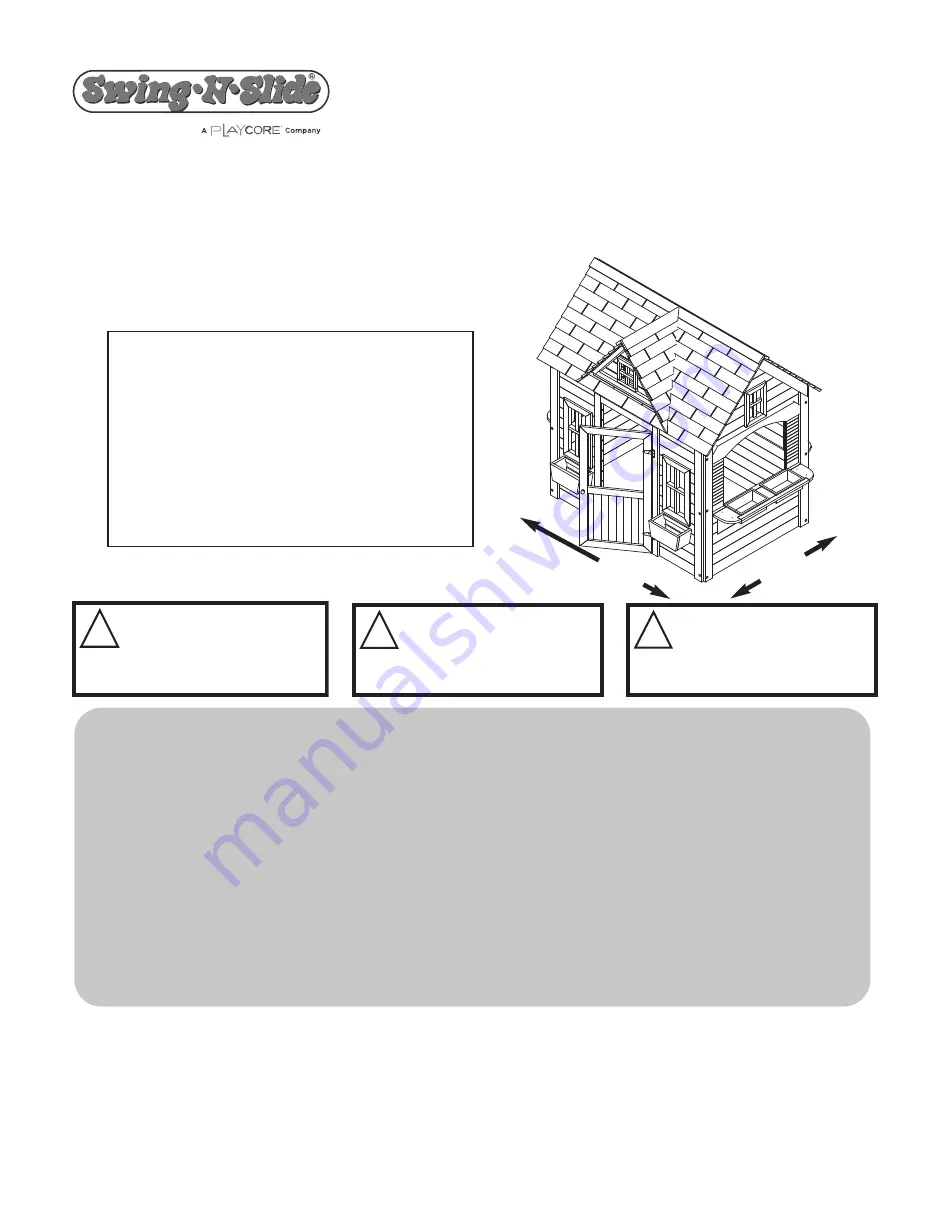 Swing-N-Slide PB 8297 Скачать руководство пользователя страница 1