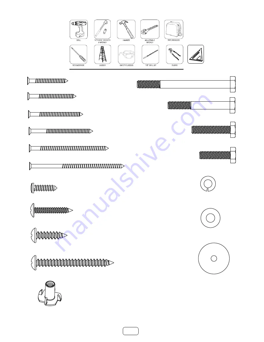 Swing-N-Slide PB 8370 Assembly Instructions Manual Download Page 6